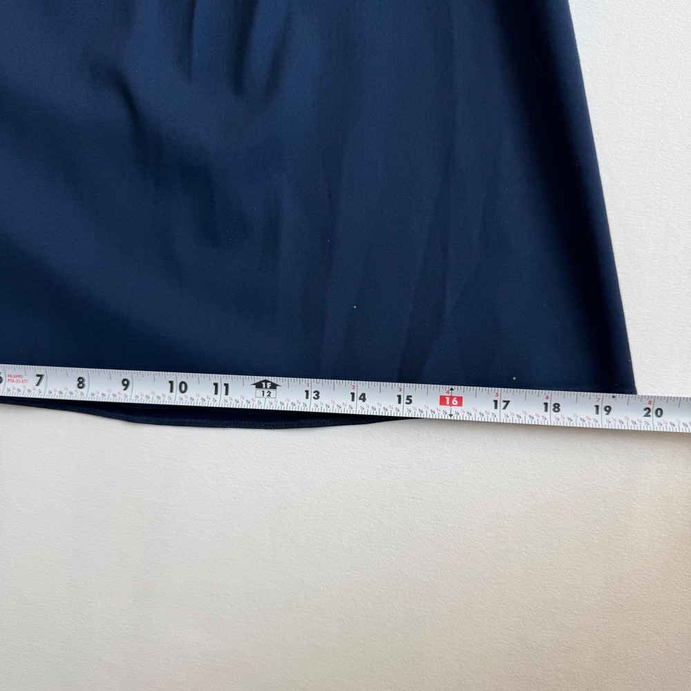 Karen Millen Navy Blue Wide Leg Pleated High Waist Trousers Palazzo Pants size 8 - Picture 8 of 12